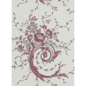 TAPET FLORAL SIDEFAT BORDO